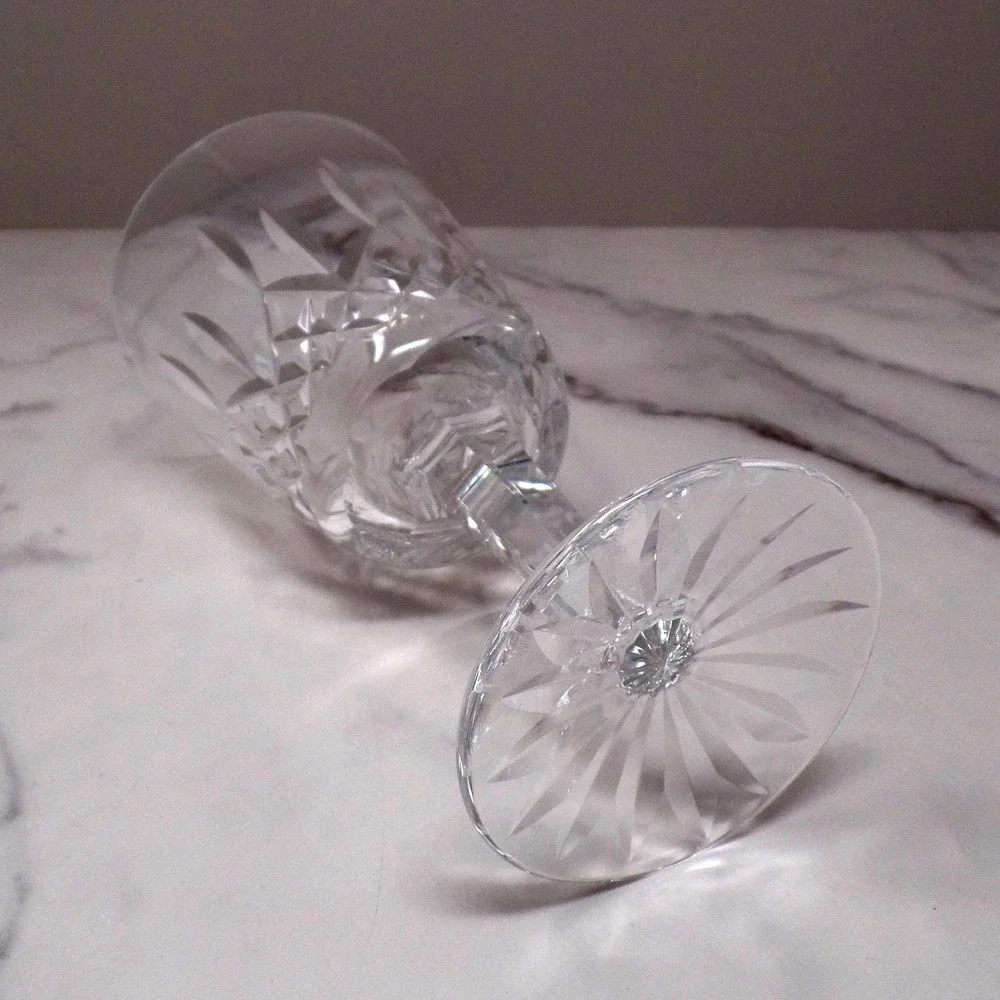 Vintage Waterford Crystal Lismore Water Goblet